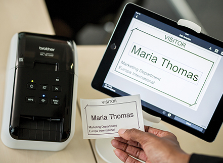 Visitor Management Solutions of Brother Australia can be integrated into your existing system easily